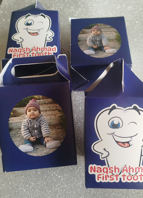 Customized First Tooth Goody Boxes