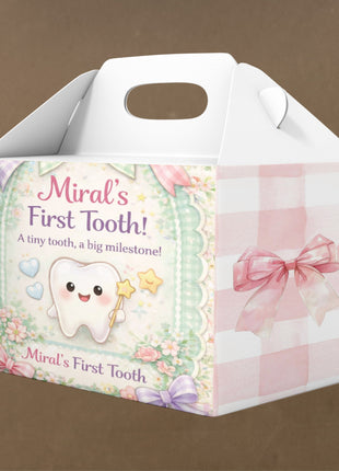 Customized First Tooth Goody Boxes