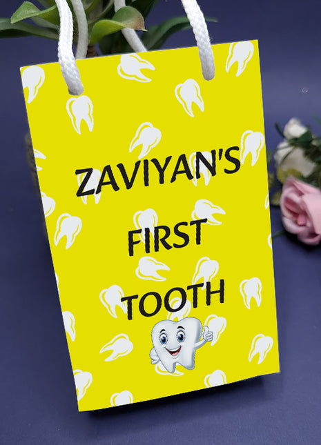 Customized First Tooth Goody Bags – Personalized Tooth Fairy Gift Bags