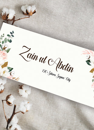 Customized Wedding Money Envelope