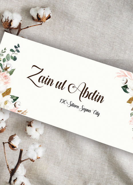 Customized Wedding Money Envelope