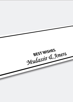 Customized Wedding Money Envelope