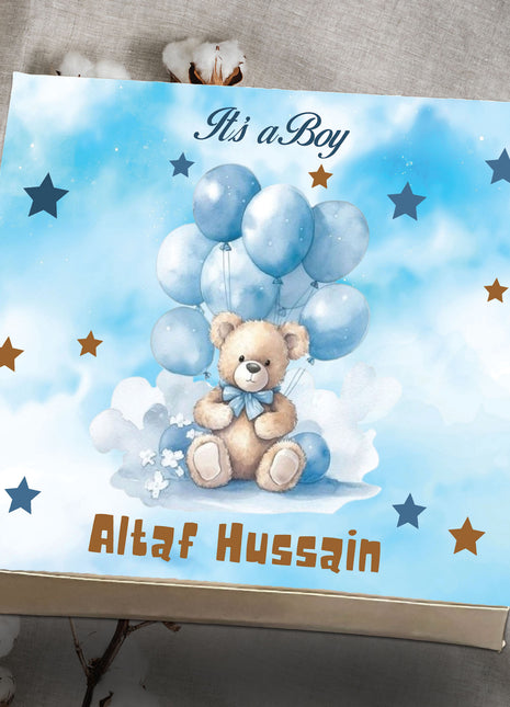 Baby Birth Announcement Boxes in Pakistan | Customized Methai & Sweet Boxes – Lowest Price