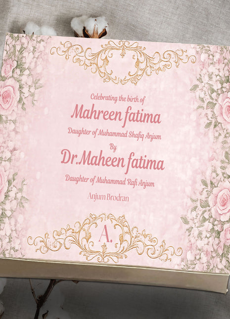 Baby Birth Announcement Boxes in Pakistan | Customized Methai & Sweet Boxes – Lowest Price