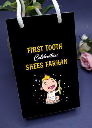 Customized First Tooth Goody Bags – Personalized Tooth Fairy Gift Bags