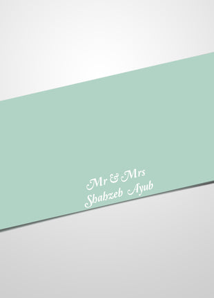 Customized Wedding Money Envelope