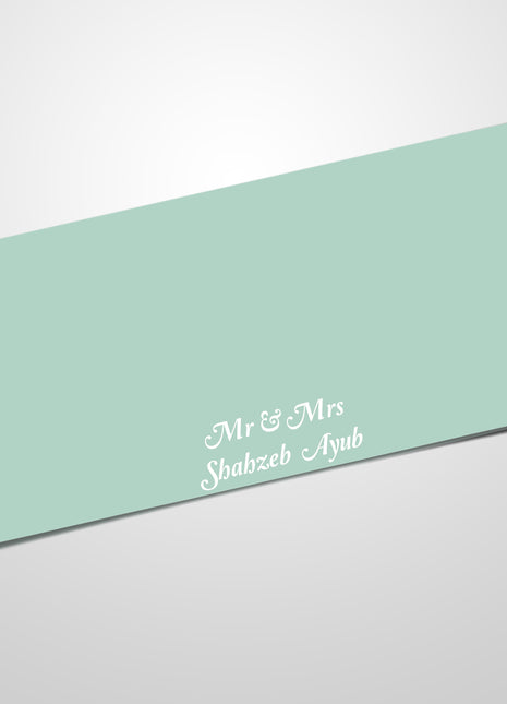 Customized Wedding Money Envelope