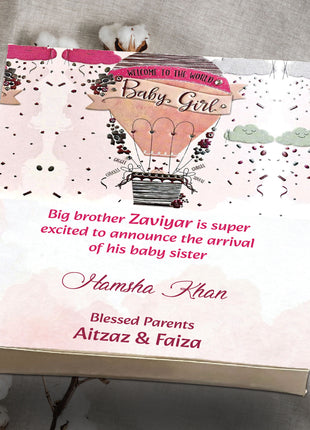 Baby Birth Announcement Boxes in Pakistan | Customized Methai & Sweet Boxes – Lowest Price