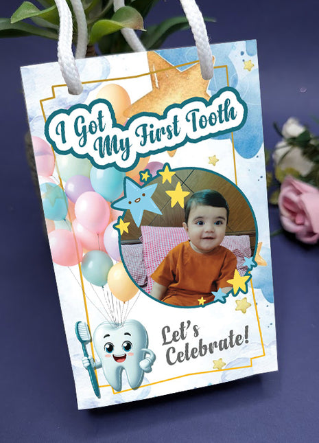 Customized First Tooth Goody Bags – Personalized Tooth Fairy Gift Bags