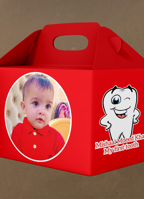 Customized First Tooth Goody Boxes