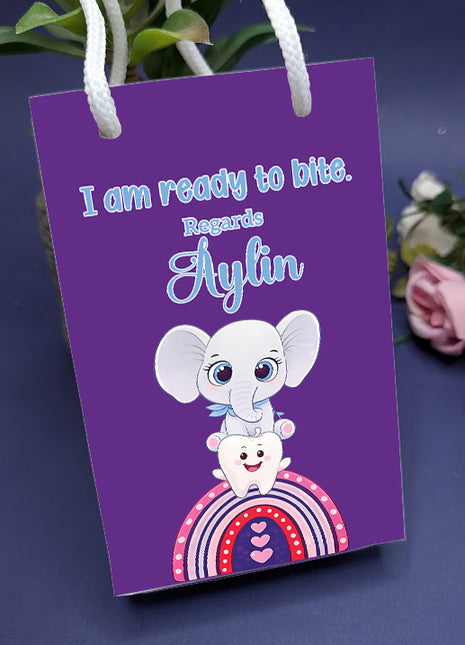 Customized First Tooth Goody Bags – Personalized Tooth Fairy Gift Bags