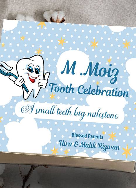 Customized First Tooth Card Boxes - Pao, Half kg & 1 Kg