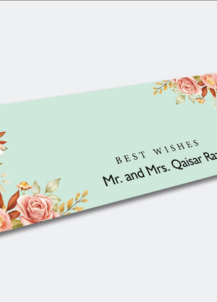Customized Wedding Money Envelope