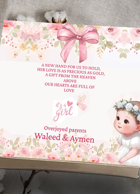Baby Birth Announcement Boxes in Pakistan | Customized Methai & Sweet Boxes – Lowest Price