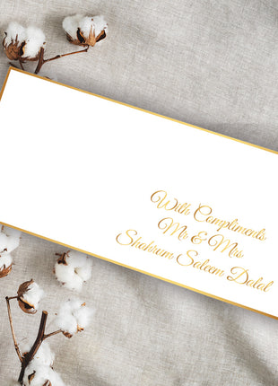Customized Wedding Money Envelope
