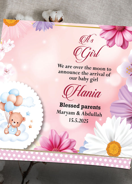 Baby Birth Announcement Boxes in Pakistan | Customized Methai & Sweet Boxes – Lowest Price