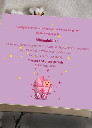 Baby Birth Announcement Boxes in Pakistan | Customized Methai & Sweet Boxes – Lowest Price