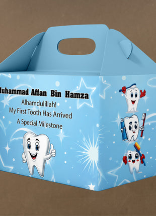 Customized First Tooth Goody Boxes
