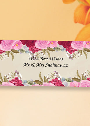 Customized Wedding Money Envelope