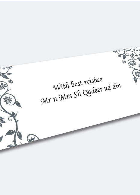 Customized Wedding Money Envelope