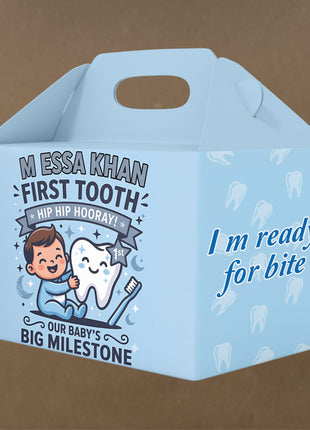 Customized First Tooth Goody Boxes