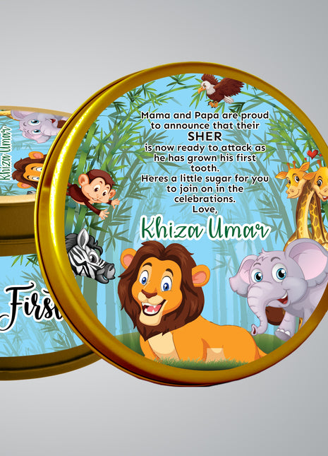Premium Birth Announcement Tin Boxes – Custom Printed Baby Arrival Gifts & Methie Boxes in Pakistan