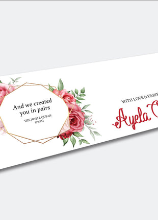 Customized Wedding Money Envelope
