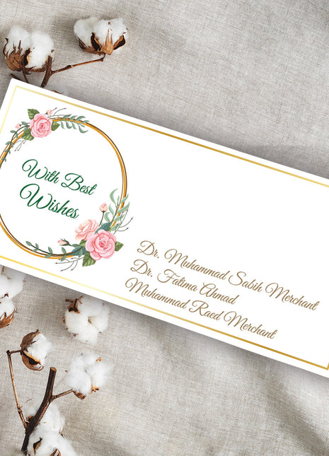Customized Wedding Money Envelope