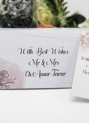 Customized Wedding Money Envelope