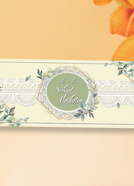 Customized Wedding Money Envelope