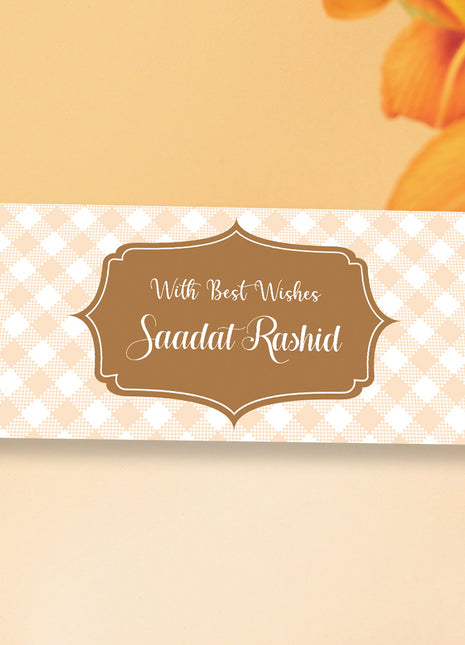 Customized Wedding Money Envelope