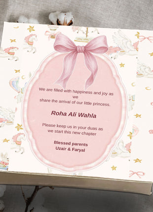 Baby Birth Announcement Boxes in Pakistan | Customized Methai & Sweet Boxes – Lowest Price