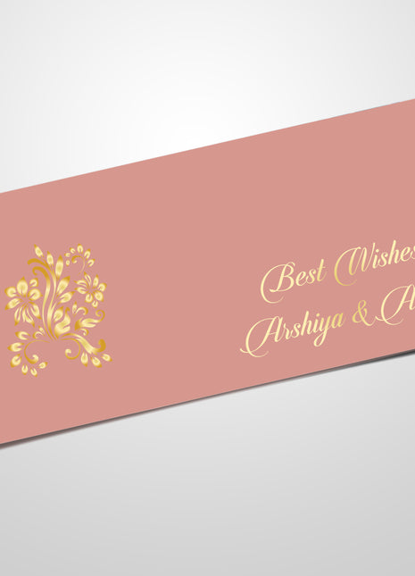 Customized Wedding Money Envelope