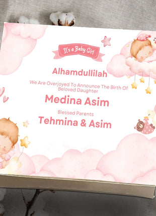 Baby Birth Announcement Boxes in Pakistan | Customized Methai & Sweet Boxes – Lowest Price
