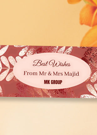 Customized Wedding Money Envelope