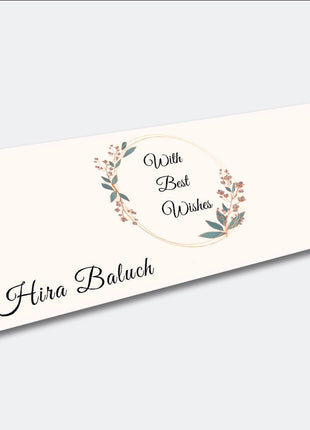 Customized Wedding Money Envelope