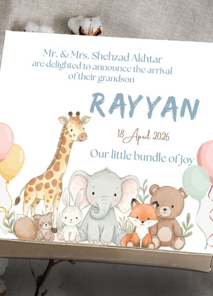 Baby Birth Announcement Boxes in Pakistan | Customized Methai & Sweet Boxes – Lowest Price
