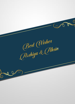 Customized Wedding Money Envelope