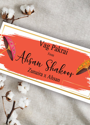 Customized Wedding Money Envelope