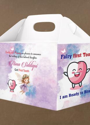 Customized First Tooth Goody Boxes