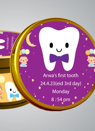 Premium Birth Announcement Tin Boxes – Custom Printed Baby Arrival Gifts & Methie Boxes in Pakistan