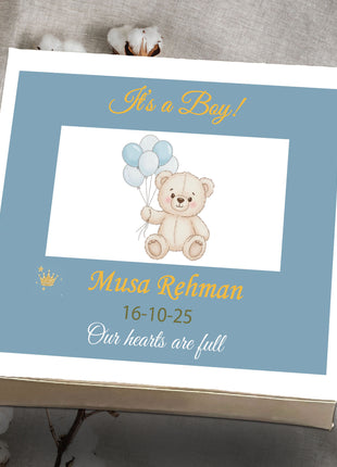 Baby Birth Announcement Boxes in Pakistan | Customized Methai & Sweet Boxes – Lowest Price