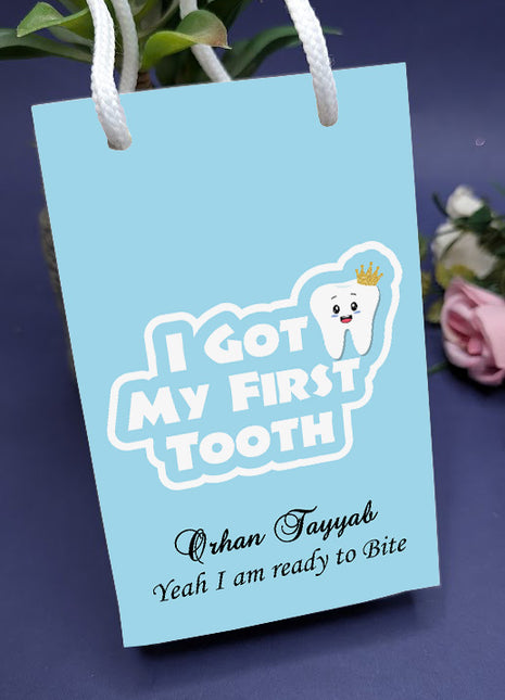 Customized First Tooth Goody Bags – Personalized Tooth Fairy Gift Bags