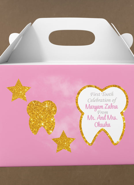 Customized First Tooth Goody Boxes