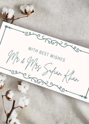 Customized Wedding Money Envelope
