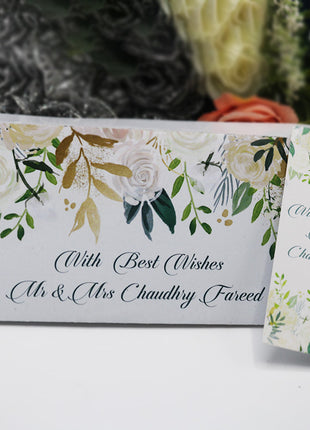 Customized Wedding Money Envelope