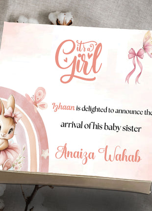 Baby Birth Announcement Boxes in Pakistan | Customized Methai & Sweet Boxes – Lowest Price