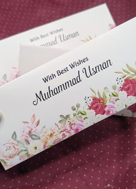 Customized Wedding Money Envelope