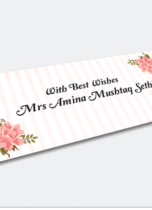 Customized Wedding Money Envelope