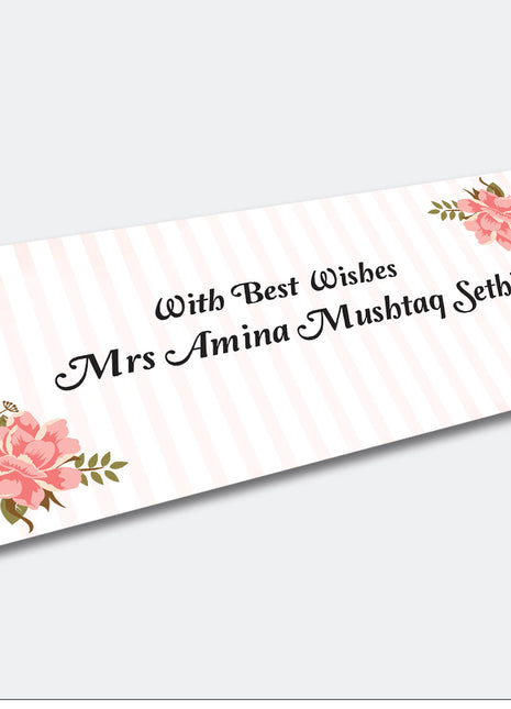 Customized Wedding Money Envelope